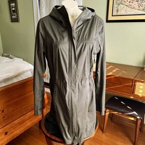 The North Face Allproof Stretch Hooded Rain Jacket New Taupe Green